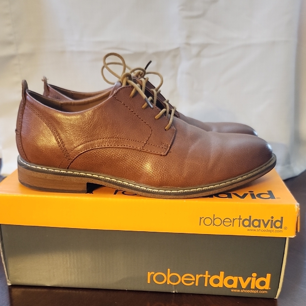 Brown Leather Oxford Shoes